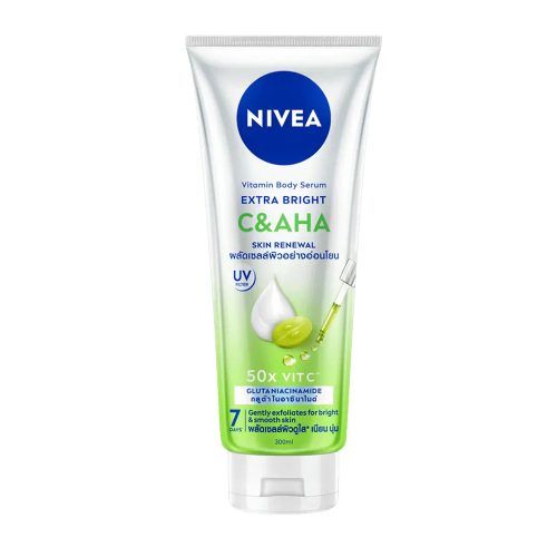 Nivea Extra Bright Vitamin C & AHA Gluta Niacinamide Body Serum 170ml (Skin Renewal)