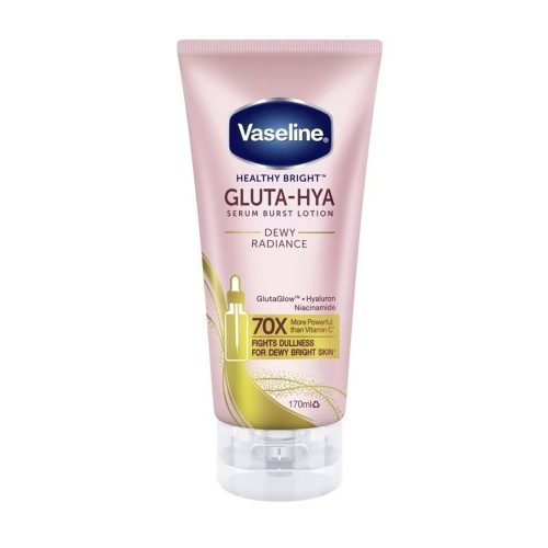 Vaseline Gluta-Hya Serum Burst Lotion Dewy Radiance 170ml (70X More Powerful than Vitamin C)