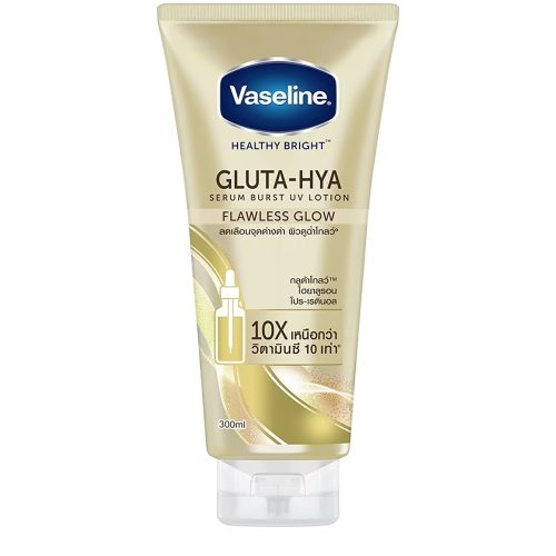 Vaseline Gluta-Hya Serum Burst Lotion Flawless Bright 300ml (10X More Effective than Vitamin C)