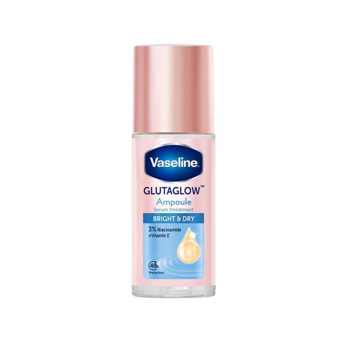 Vaseline Glutaglow Ampoule Serum Deodorant Bright & Dry Roll On – 45ml (48H Protection)