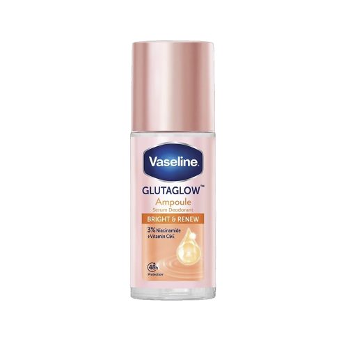 Vaseline Glutaglow Ampoule Serum Deodorant Bright & Renew Roll On – 45ml (48H Protection)