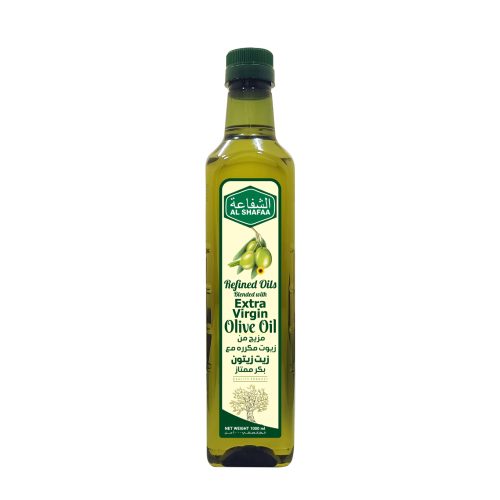 Al Shafaa Refined Oil Blended with Extra Virgin Olive Oil 1000ml