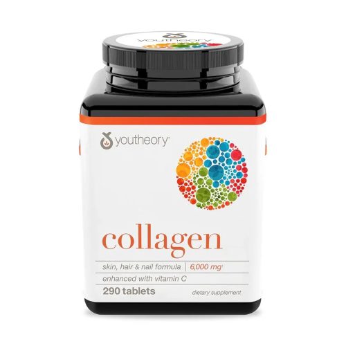 Youtheory Collagen (Skin , Hair & Nail Formula) 6000mg - 290 Tablets