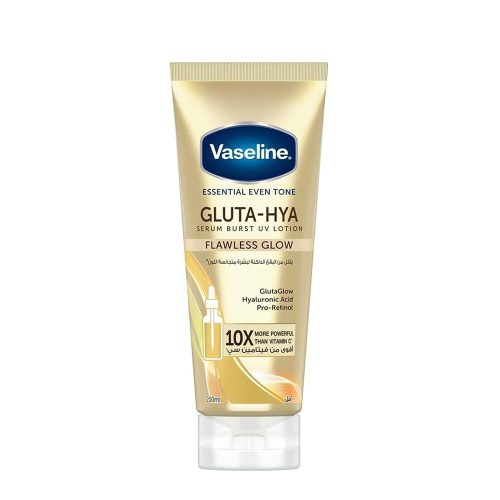 Vaseline Gluta-Hya Serum Burst Lotion Flawless Bright 200ml (10X More Effective than Vitamin C)